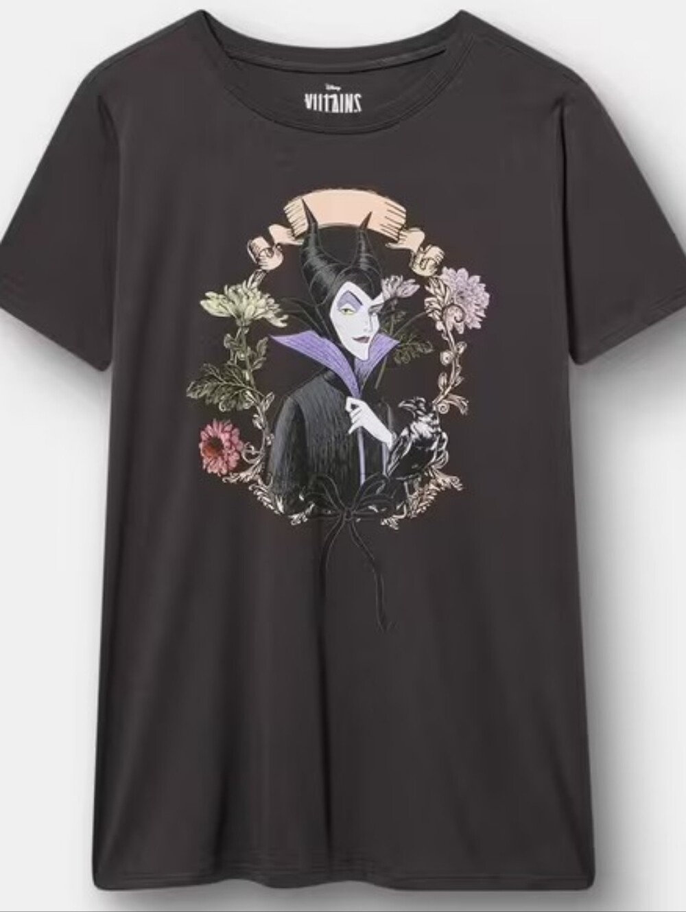 NWt 2x Torrid Maleficent Obsidein Graphic Tee